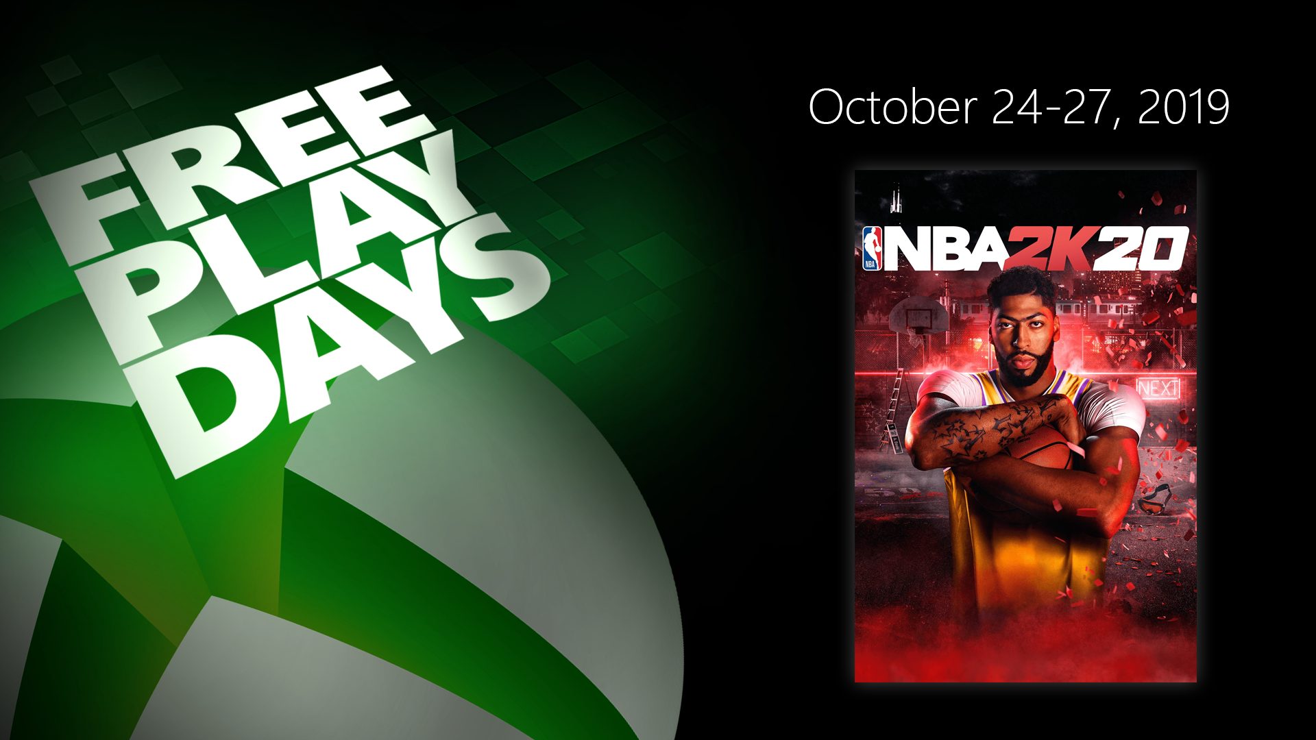 Xbox Free Play Days for NBA 2K20