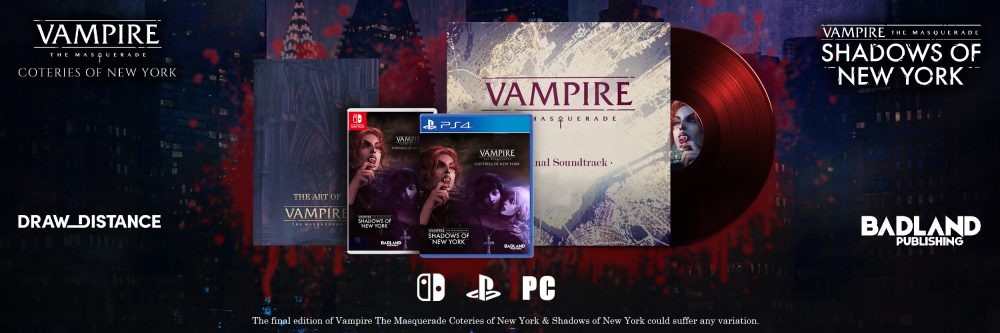 Vampire the Masquerade Coteries and Shadows of New York - PS4 —