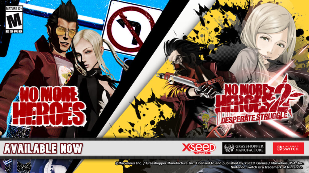 No More Heroes and No More Heroes 2 Desperate Struggle