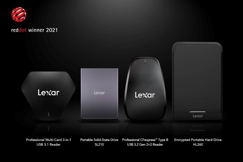 Prestigious Red Dot Design Award for Lexar Products