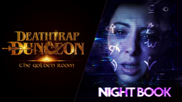 Night Book and Deathtrap Dungeon The Golden Room Get Free Demos