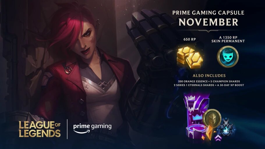Riot Games Team Up with Prime Gaming to Bring Exclusive In-Game Content
