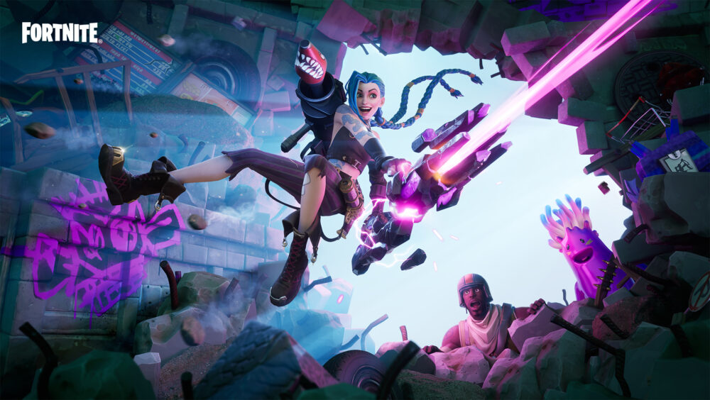 League of Legends , Jinx ,Fortnite