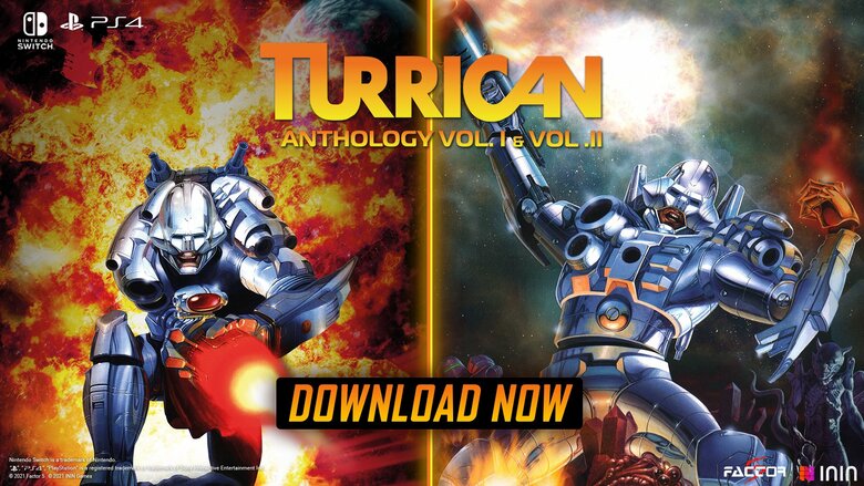 Turrican Anthology Vol.1 and 2 Switch