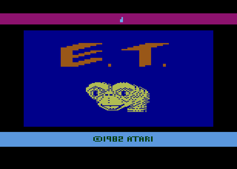 E.T. the Extra-Terrestrial (Atari 2600, 1982)