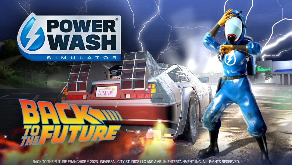 power wash Back to the future