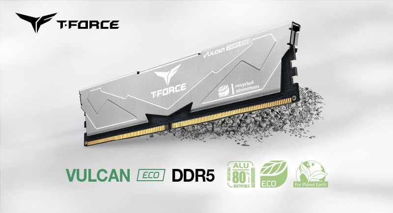 TEAMGROUP Launches T-FORCE VULCAN ECO DDR5