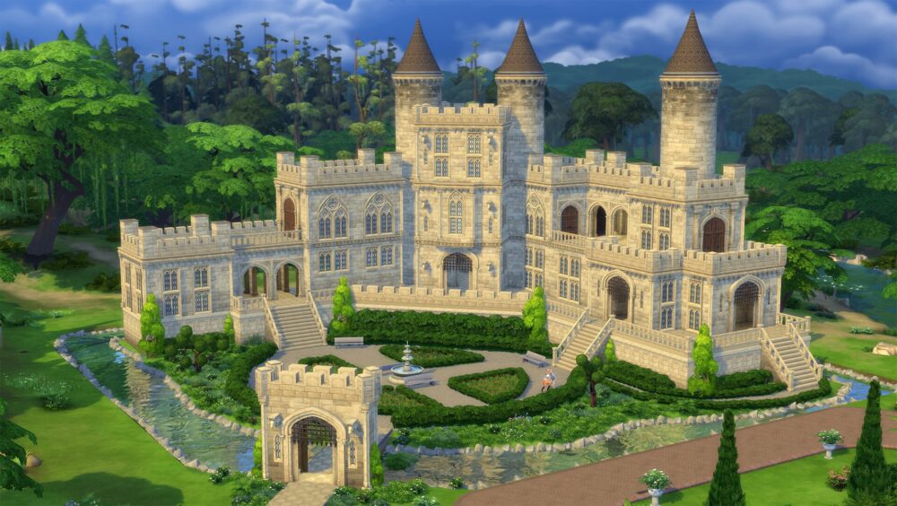 The Sims 4 Reveals Community Voted Castle Estate and Goth Galore Kits