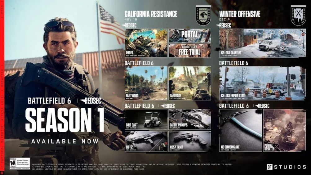 Battlefield 6 and REDSEC season 1