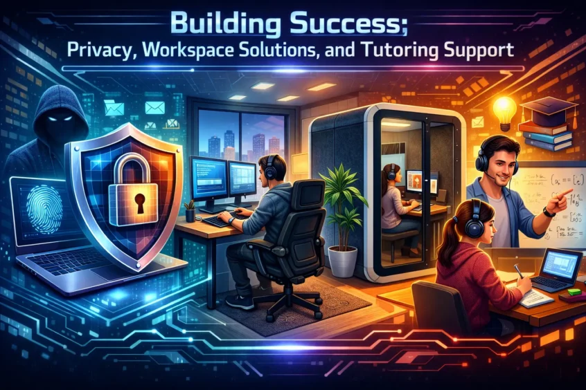 Building Success, Privacy, Workspace Solutions, Tutoring Support