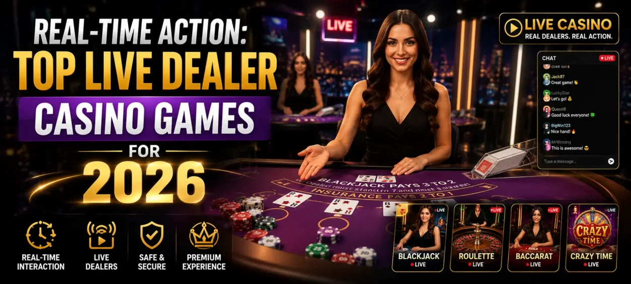 Real-Time Action Top Live Dealer Casino Games for 2026