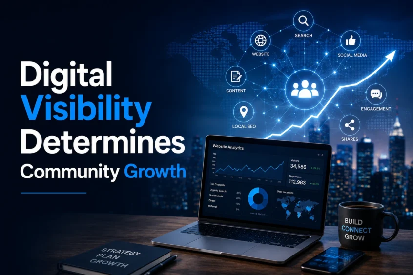 Digital Visibility Determines Community Growth