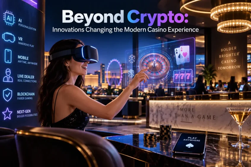 Beyond Crypto: Innovations Changing the Modern Casino Experience